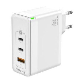 Wall Charger Aisens ASCH-100W3P008-W White 100 W (1 Unit) by Aisens, Chargers - Ref: S9900935, Price: 38,05 €, Discount: %