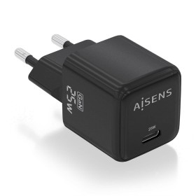 Wall Charger Aisens ASCH-25W1P013-BK 25 W Black (1 Unit) by Aisens, Chargers - Ref: S9900946, Price: 7,56 €, Discount: %