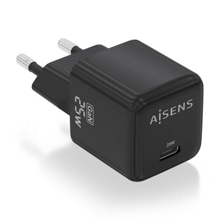 Cargador de Pared Aisens ASCH-25W1P013-BK 25 W Negro (1 unidad) de Aisens, Cargadores - Ref: S9900946, Precio: 7,56 €, Descue...