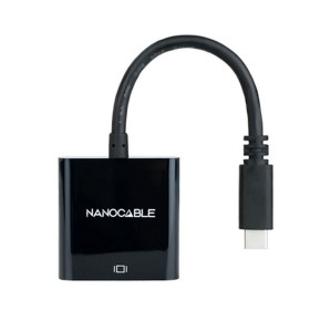 USB-C-zu-HDMI-Adapter NANOCABLE 10.16.4102-BK Schwarz 4K Ultra HD (1 Stück) von NANOCABLE, Schleppen & Heben - Ref: S9904839,...