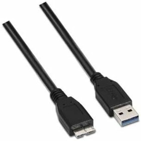 Câble USB 3.0 A vers Micro USB B NANOCABLE 10.01.1102-BK Noir 2 m de NANOCABLE, Câbles USB - Réf : S9905186, Prix : 4,11 €, R...