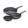 Pfannenset Tefal B5569153 Schwarz Aluminium (3 Stück) | Tienda24 Tienda24.eu