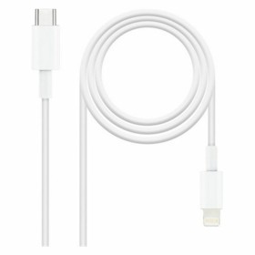 Cable Lightning NANOCABLE 10.10.0601 1 m Blanco de NANOCABLE, Cables Lightning - Ref: S9905253, Precio: 4,15 €, Descuento: %