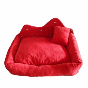 Cama para cão Gloria Alcalá Coral 100x70 cm | Tienda24 Tienda24.eu