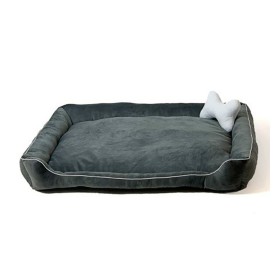 Letto per animali domestici GO GIFT Grafite 95 x 95 x 70 cm