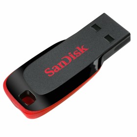 Pendrive SanDisk Cruzer Blade Noir 64 GB de SanDisk, Clés USB - Réf : S9906649, Prix : 6,68 €, Remise : %