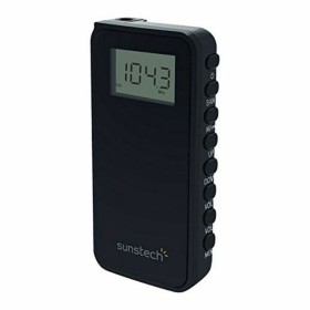 Radio transistor Sunstech RPD23BK Noir de Sunstech, Radio portables - Réf : S9907030, Prix : 29,81 €, Remise : %