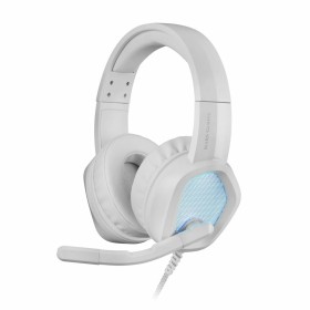 Casque avec Microphone Gaming Mars Gaming MH320W LED RGB Stéréo Gris de Mars Gaming, Accessoires - Réf : S9907090, Prix : 25,...