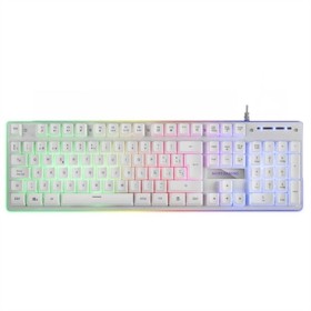 Clavier Mars Gaming MK220WES RGB Blanc de Mars Gaming, Accessoires - Réf : S9907269, Prix : 19,98 €, Remise : %