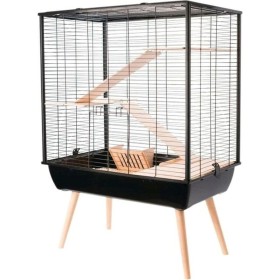 Cage Zolux 205441GRI Bois Métal Plastique (1 Pièce) | Tienda24 Tienda24.eu