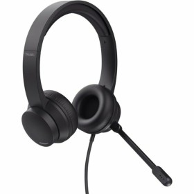 Auriculares con Micrófono Trust 25087 Negro de Trust, Auriculares con micrófonos - Ref: S9907968, Precio: 18,61 €, Descuento: %