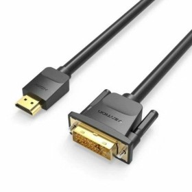 Adaptateur DVI vers HDMI Vention ABFBF Noir 1 m de Vention, Adaptateurs DVI-HDMI - Réf : S9908311, Prix : 4,22 €, Remise : %