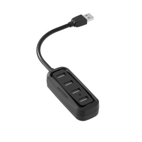 USB Hub Vention VAS-J43-B100 Black (1 Unit) by Vention, Network hubs - Ref: S9908919, Price: 6,11 €, Discount: %