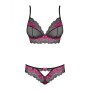 Set di Lingerie Obsessive Tulia Nero L/XL di Obsessive, Completi intimi - Rif: M0400953, Prezzo: 20,55 €, Sconto: %