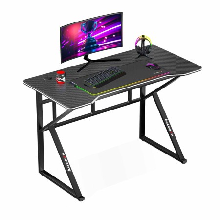 Bureau Gaming Huzaro HZ-Hero 1.6 Black Noir 120 x 75 x 60 cm | Tienda24 Tienda24.eu