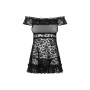 Picardías Obsessive Negro L/XL Flores de Obsessive, Camisones - Ref: M0400957, Precio: 20,55 €, Descuento: %