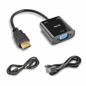 Adaptador HDMI a VGA NGS CHAMALEON 15 cm Negro de NGS, Cables HDMI - Ref: S9911470, Precio: 6,11 €, Descuento: %