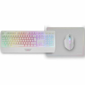 Clavier Mars Gaming MCP124WES Blanc de Mars Gaming, Claviers - Réf : S9912685, Prix : 22,42 €, Remise : %