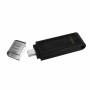 USB stick Kingston DT70/256GB Black 256 GB | Tienda24 Tienda24.eu