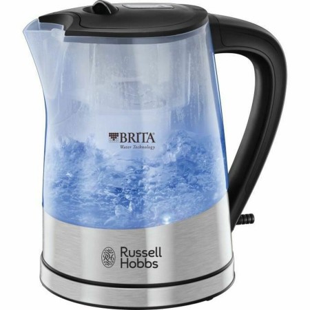 Kettle Russell Hobbs 22850-70 2200 W 1 L Black Grey Stainless steel | Tienda24 Tienda24.eu