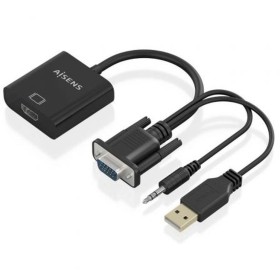 Cable HDMI Aisens A115-0872 20 cm Negro de Aisens, Cables HDMI - Ref: S9914122, Precio: 10,44 €, Descuento: %