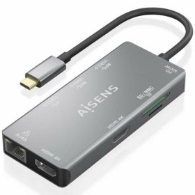 Hub USB Aisens ASUC-9P018-GR Gris de Aisens, Hubs USB - Réf : S9914131, Prix : 35,42 €, Remise : %