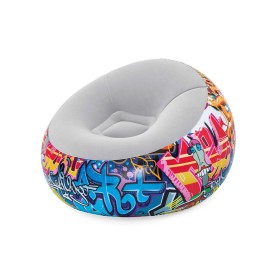 Fauteuil gonflable Bestway Multicouleur 112 x 112 x 66 cm Graffiti de Bestway, Canapés gonflables - Réf : D1400600, Prix : 19...