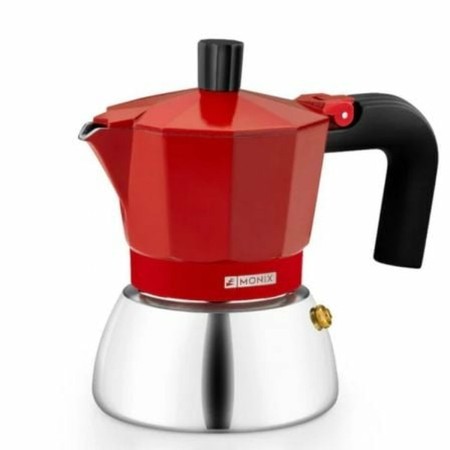 Italian Coffee Pot Monix M863106 Red | Tienda24 - Global Online Shop Tienda24.eu