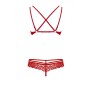 Conjunto de Lingerie Obsessive 860 Vermelho S/M de Obsessive, Conjuntos de lingerie - Ref: M0401008, Preço: 20,69 €, Desconto: %