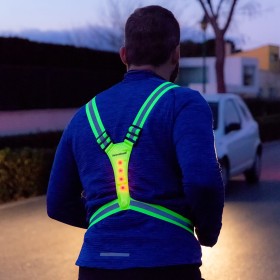 Compre Arnês Desportivo com Luzes LED Lurunned