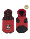 Abrigo para Perro Minnie Mouse Negro Rojo XXS | Tienda24 Tienda24.eu