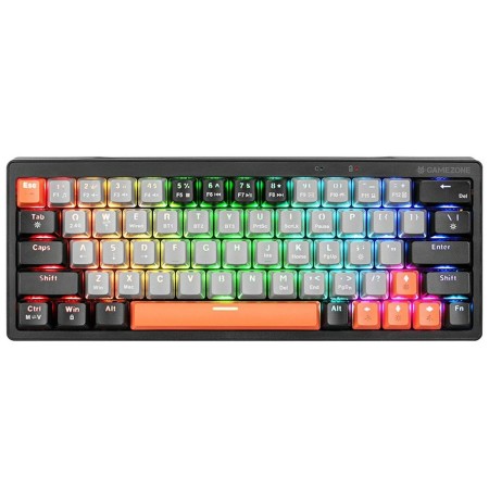 Mechanical keyboard Tracer TRAKLA47297 White Multicolour QWERTY | Tienda24 Tienda24.eu