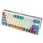 Mechanische Tastatur Tracer TRAKLA47303 Weiß Bunt QWERTY | Tienda24 Tienda24.eu