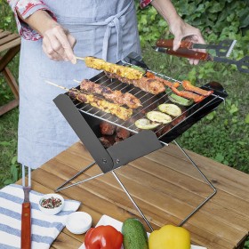 Barbecue Pieghevole Portatile a Carbone BearBQ InnovaGoods | Tienda24 - Global Online Shop Tienda24.eu