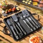 Grillzubehör-Set mit Tragetasche BBSet InnovaGoods 12 Stücke | Tienda24 - Global Online Shop Tienda24.eu