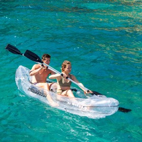 Kayak Gonflable Transparent avec Accessoires Paros InnovaGoods 312 cm 2 places de InnovaGoods, Kayaks et canoës - Réf : V0103...