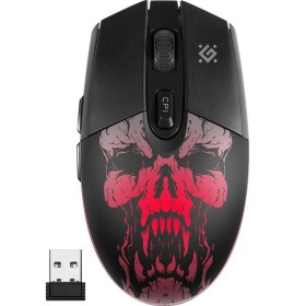 Mouse senza Fili Defender Beta GM-707L Nero Multicolore 1600 dpi