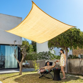 Shade Sails Awning Cherry Polyethylene 350 x 350 x 0,5 cm | Tienda24 - Global Online Shop Tienda24.eu