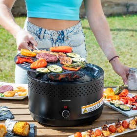 Barbecue Portatile Aktive Metallo smaltato Ø 36 cm 36 x 44 x 36 cm (4 Unità) Rosso | Tienda24 - Global Online Shop Tienda24.eu