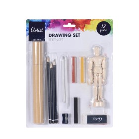 Kit de Dessin Artist (12 Pcs) de BigBuy School, Sets de dessin - Réf : V0203078, Prix : 3,15 €, Remise : %