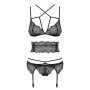 Lace Underwear Set Obsessive Frivolla Black S/M by Obsessive, Bustiers & Corsets - Ref: M0401067, Price: 26,74 €, Discount: %