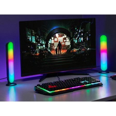 Lampe de bureau Tracer RGB Ambience - Smart Flow Noir Multicouleur | Tienda24 Tienda24.eu