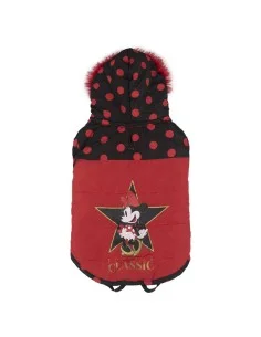 Dog Coat Minnie Mouse Black XS Red | Tienda24 Tienda24.eu