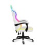 Cadeira de Gaming Huzaro Force 4.4 RGB Branco | Tienda24 Tienda24.eu