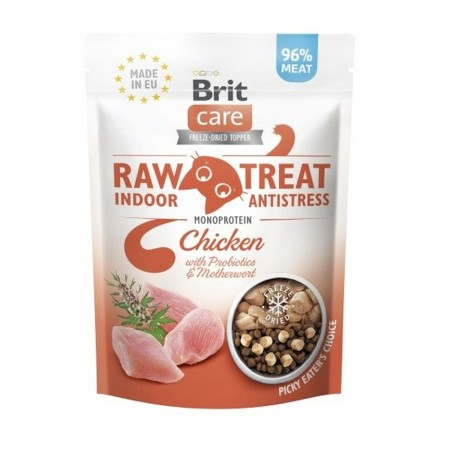 Lanche para Gato Brit Care Raw Treat Frango 40 g | Tienda24 Tienda24.eu