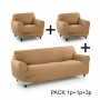 Sofa Cover Sofakover Pocket Trio Romeo 3 Units by Sofakover, Sofas & Couches - Ref: D1200416, Price: 53,94 €, Discount: %