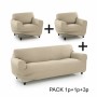 Sofa Cover Sofakover Pocket Trio Romeo 3 Units by Sofakover, Sofas & Couches - Ref: D1200416, Price: 53,94 €, Discount: %