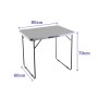 Marbueno Table Pliante Acier D16 Assortie Camping et Plage 80X60X70 cm 10029 de Marbueno, Tables - Réf : D1400024, Prix : 23,...