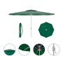 Marbueno Ombrello in Acciaio 8 stecche D270 cm Poliestere Verde Giardino, Piscina e Terrazza 10188 di Marbueno, Ombrelloni - ...