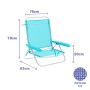 Chaise Pliante Marbueno Aigue marine 63 x 78 x 76 cm de Marbueno, Chaises pliantes - Réf : D1400057, Prix : 32,04 €, Remise : %